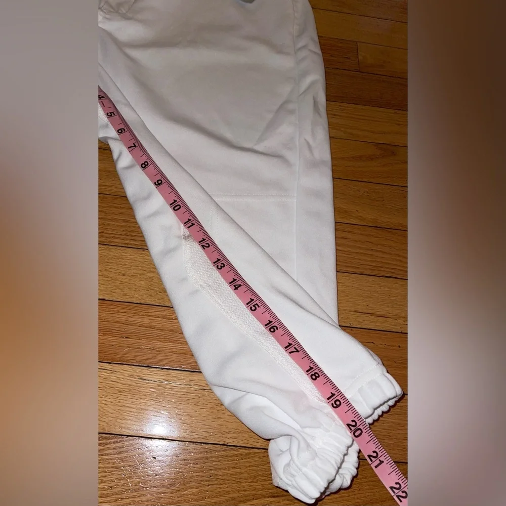 NWT Russell Athletic White Pro Diamond Fit Double Knit Softball Knicker Pants XL - Picture 7 of 8